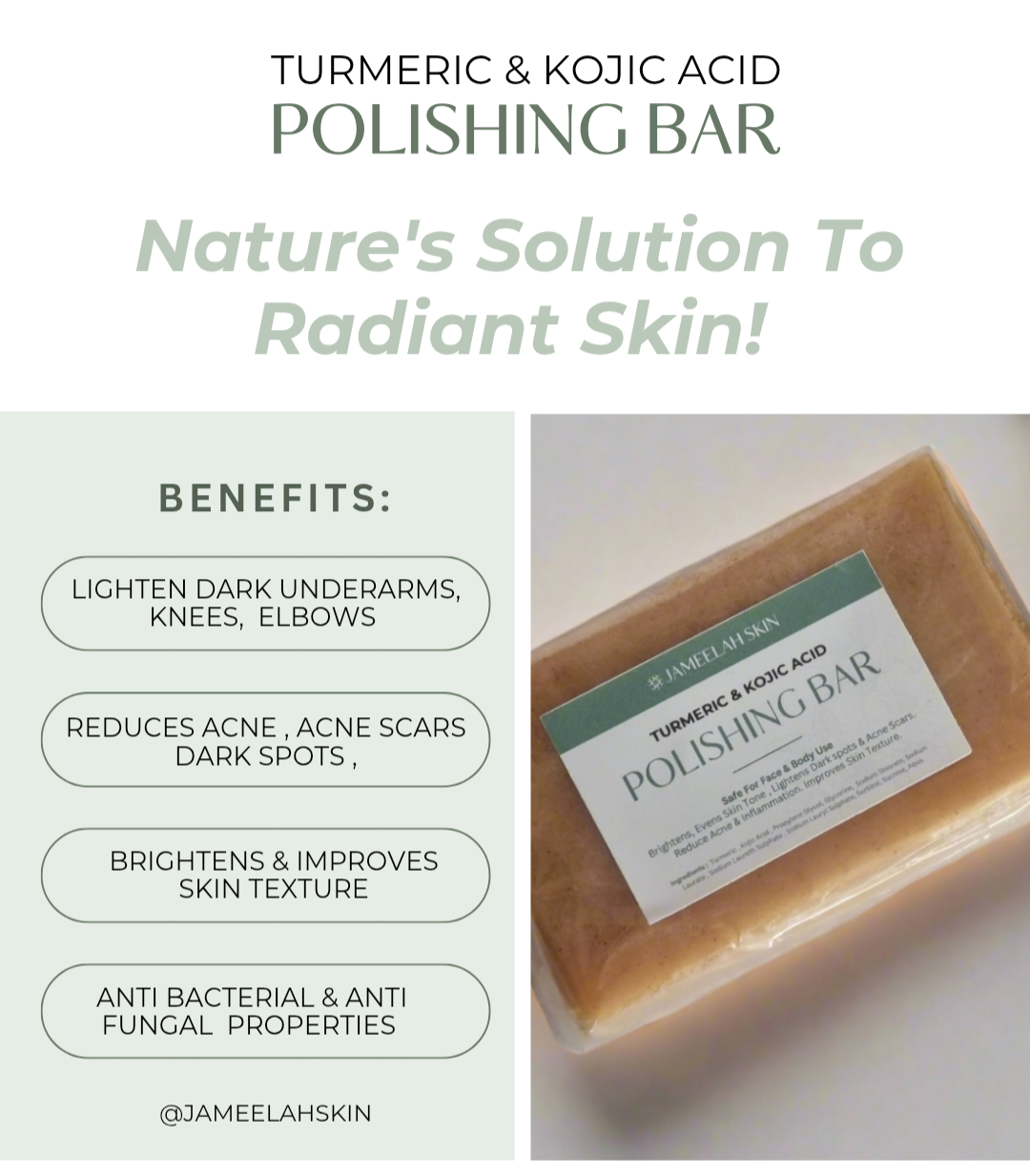 Turmeric & Kojic Polishing Bar