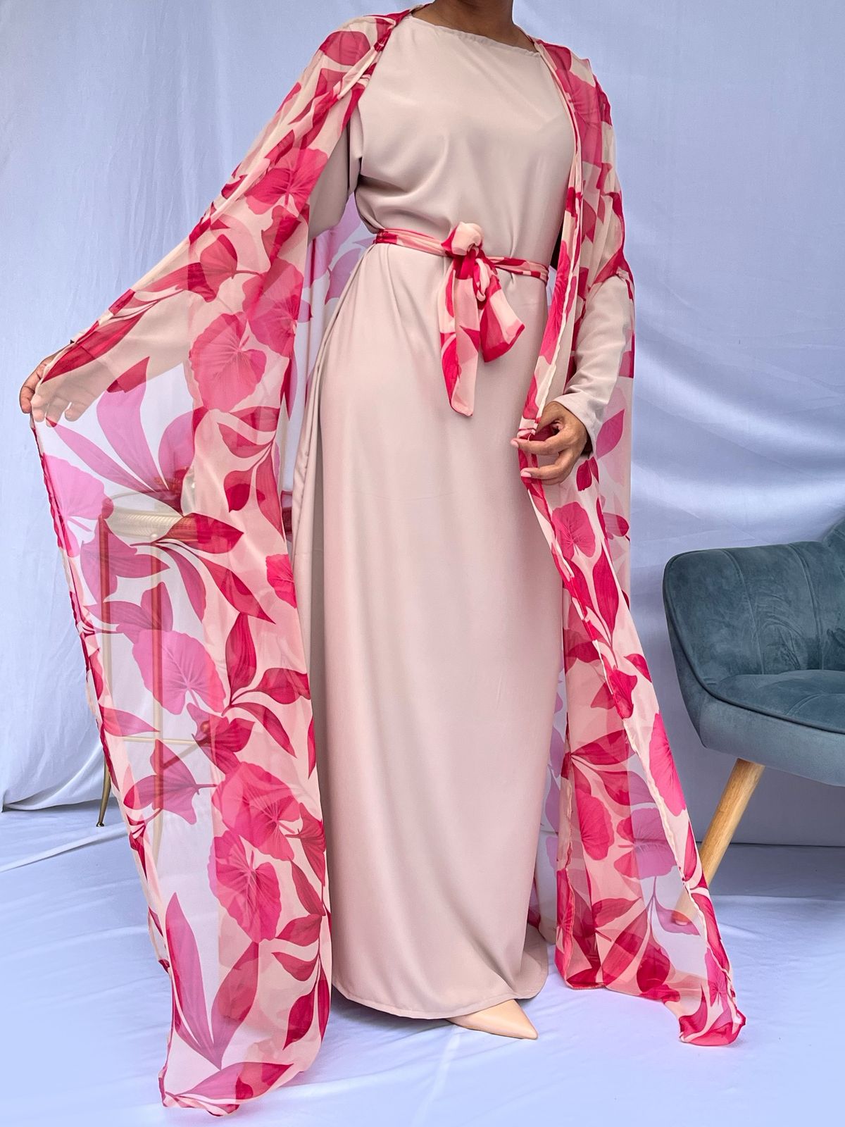 Printed Cape Set