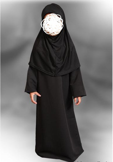 Kids Plain Abaya