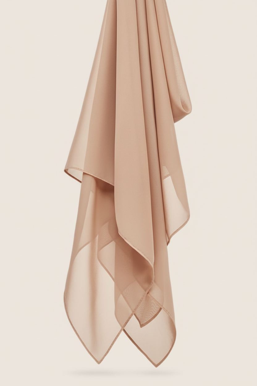 Light Ginger Premium Chiffon