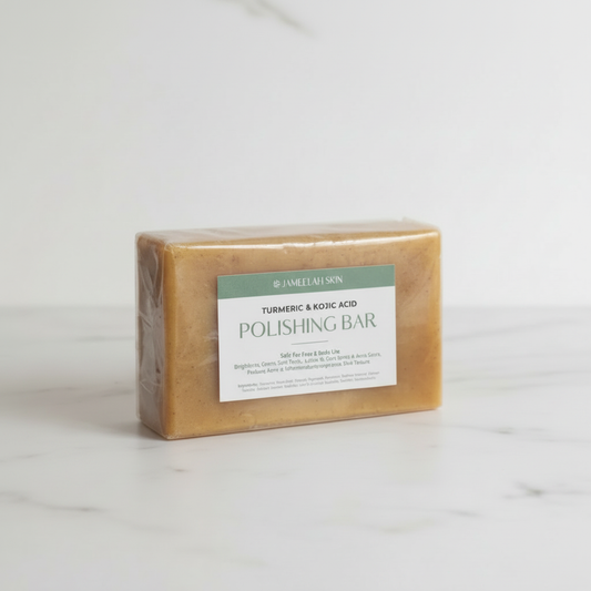 Polishing Bar on Light Marble