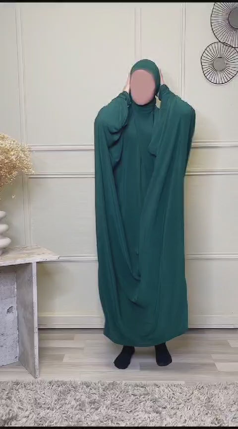 Batwing Abaya with attached Burqi